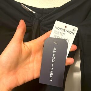 NWT Nordstrom’s Melrose & Market “Tie Neck Top”